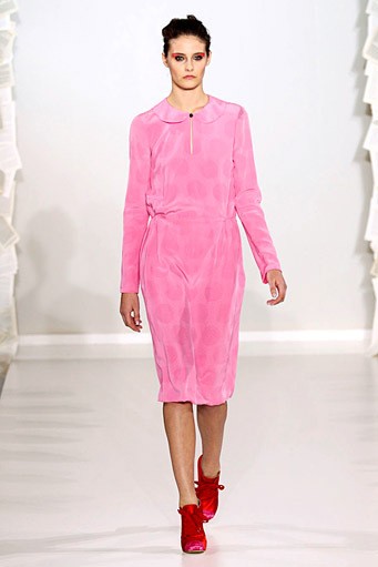 Kinder Aggugini, Spring/Summer 2012. London Fashion Week 2012. [Photo by Tim Whitby/Getty Images]