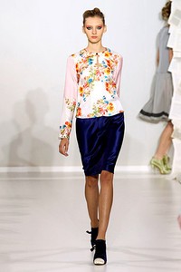 Kinder Aggugini, Spring/Summer 2012. London Fashion Week 2012. [Photo by Tim Whitby/Getty Images]