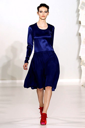 Kinder Aggugini, Spring/Summer 2012. London Fashion Week 2012. [Photo by Tim Whitby/Getty Images]