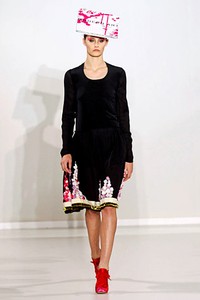 Kinder Aggugini, Spring/Summer 2012. London Fashion Week 2012. [Photo by Tim Whitby/Getty Images]