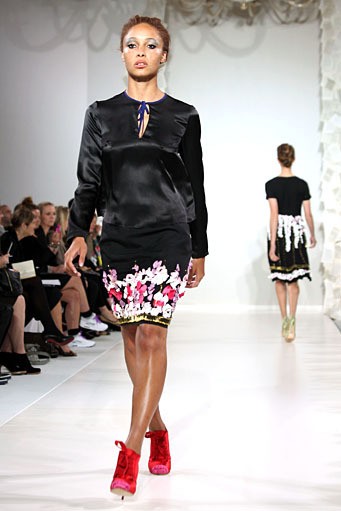 Kinder Aggugini, Spring/Summer 2012. London Fashion Week 2012. [Photo by Tim Whitby/Getty Images]