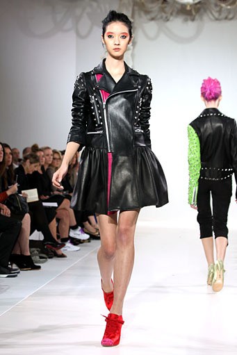 Kinder Aggugini, Spring/Summer 2012. London Fashion Week 2012. [Photo by Tim Whitby/Getty Images]