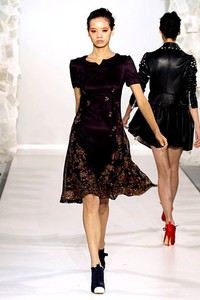 Kinder Aggugini, Spring/Summer 2012. London Fashion Week 2012. [Photo by Tim Whitby/Getty Images]