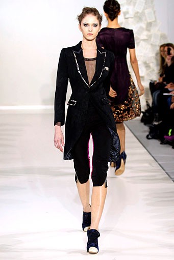 Kinder Aggugini, Spring/Summer 2012. London Fashion Week 2012. [Photo by Tim Whitby/Getty Images]