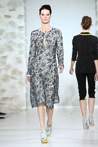 Kinder Aggugini, Spring/Summer 2012. London Fashion Week 2012. [Photo by Tim Whitby/Getty Images]