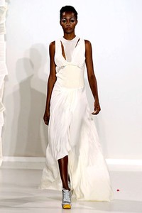 Kinder Aggugini, Spring/Summer 2012. London Fashion Week 2012. [Photo by Tim Whitby/Getty Images]