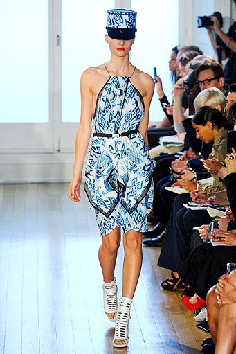 Julien Macdonald, Spring/Summer 2012. London Fashion Week 2012. [Photo by Ian Gavan/Getty Images]