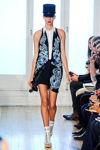 Julien Macdonald, Spring/Summer 2012. London Fashion Week 2012. [Photo by Ian Gavan/Getty Images]