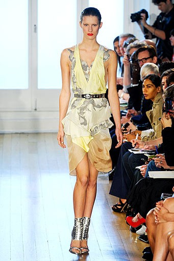 Julien Macdonald, Spring/Summer 2012. London Fashion Week 2012. [Photo by Ian Gavan/Getty Images]