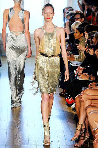 Julien Macdonald, Spring/Summer 2012. London Fashion Week 2012. [Photo by Ian Gavan/Getty Images]