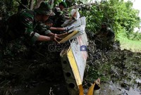 Bagian sayap pesawat. Parwito/detikcom.