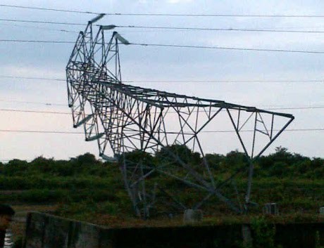 Menara Listrik di Aceh Dipotong Orang Tak Dikenal