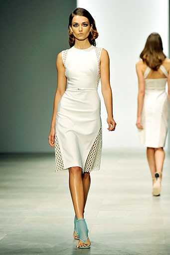 Marios Schwab, Spring/Summer 2012. London Fashion Week 2012. [Photo by Gareth Cattermole/Getty Images]