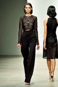 Marios Schwab, Spring/Summer 2012. London Fashion Week 2012. [Photo by Gareth Cattermole/Getty Images]