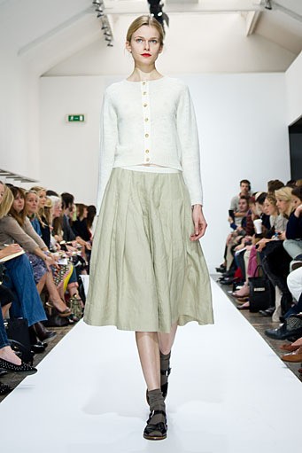 Margaret Howell, Spring/Summer 2012. London Fashion Week 2012. [Photo by Ian Gavan/Getty Images]