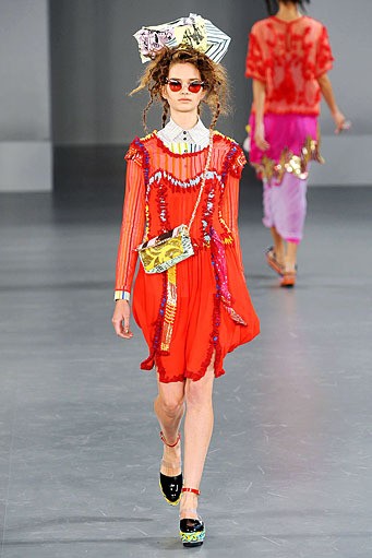 Louise Gray, Spring/Summer 2012. London Fashion Week 2012. [Photo by Tim Whitby/Getty Images]