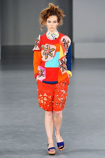Louise Gray, Spring/Summer 2012. London Fashion Week 2012. [Photo by Tim Whitby/Getty Images]