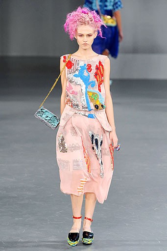 Louise Gray, Spring/Summer 2012. London Fashion Week 2012. [Photo by Tim Whitby/Getty Images]