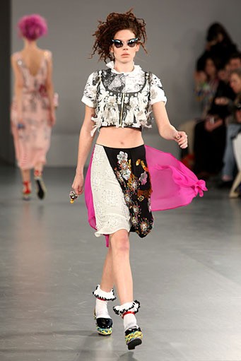 Louise Gray, Spring/Summer 2012. London Fashion Week 2012. [Photo by Tim Whitby/Getty Images]