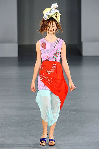 Louise Gray, Spring/Summer 2012. London Fashion Week 2012. [Photo by Tim Whitby/Getty Images]