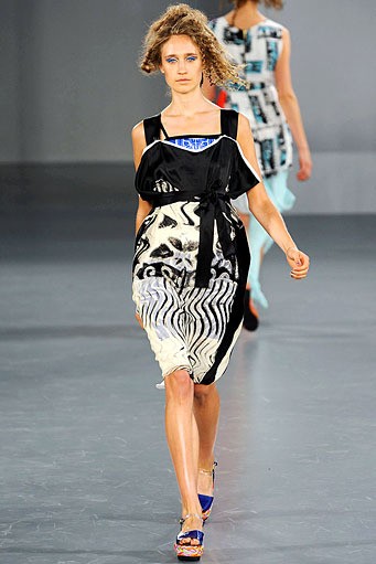 Louise Gray, Spring/Summer 2012. London Fashion Week 2012. [Photo by Tim Whitby/Getty Images]