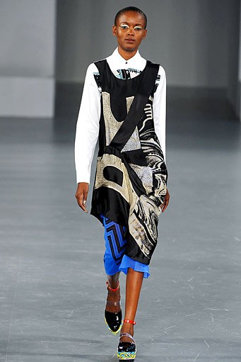 Louise Gray, Spring/Summer 2012. London Fashion Week 2012. [Photo by Tim Whitby/Getty Images]