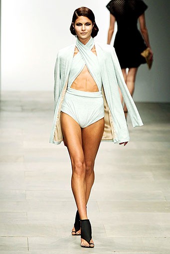 Marios Schwab, Spring/Summer 2012. London Fashion Week 2012. [Photo by Gareth Cattermole/Getty Images]
