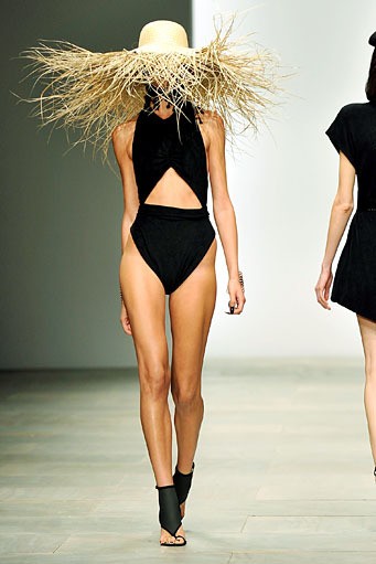 Marios Schwab, Spring/Summer 2012. London Fashion Week 2012. [Photo by Gareth Cattermole/Getty Images]