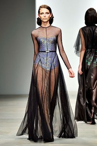 Marios Schwab, Spring/Summer 2012. London Fashion Week 2012. [Photo by Gareth Cattermole/Getty Images]