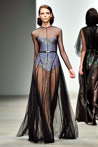 Marios Schwab, Spring/Summer 2012. London Fashion Week 2012. [Photo by Gareth Cattermole/Getty Images]