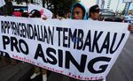 Aksi Menolak RPP Pengendalian Tembakau