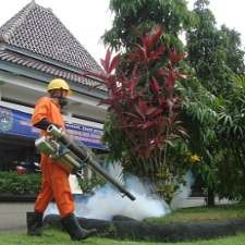 Jelang Kunjungan SBY, Pendopo Kabupaten Pacitan Di-fogging