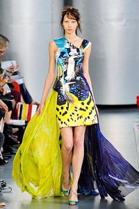 Mary Katrantzou, Spring/Summer 2012. London Fashion Week 2012. [Photo by Stuart Wilson/Getty Images]
