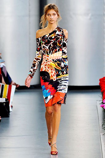 Mary Katrantzou, Spring/Summer 2012. London Fashion Week 2012. [Photo by Stuart Wilson/Getty Images]