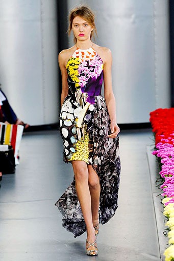 Mary Katrantzou, Spring/Summer 2012. London Fashion Week 2012. [Photo by Stuart Wilson/Getty Images]