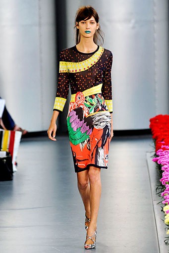 Mary Katrantzou, Spring/Summer 2012. London Fashion Week 2012. [Photo by Stuart Wilson/Getty Images]