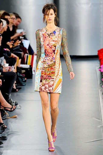 Mary Katrantzou, Spring/Summer 2012. London Fashion Week 2012. [Photo by Stuart Wilson/Getty Images]