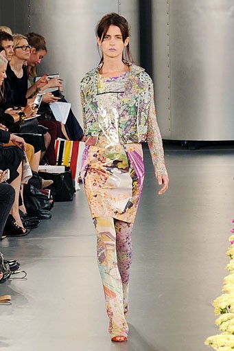 Mary Katrantzou, Spring/Summer 2012. London Fashion Week 2012. [Photo by Stuart Wilson/Getty Images]