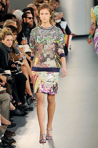 Mary Katrantzou, Spring/Summer 2012. London Fashion Week 2012. [Photo by Stuart Wilson/Getty Images]