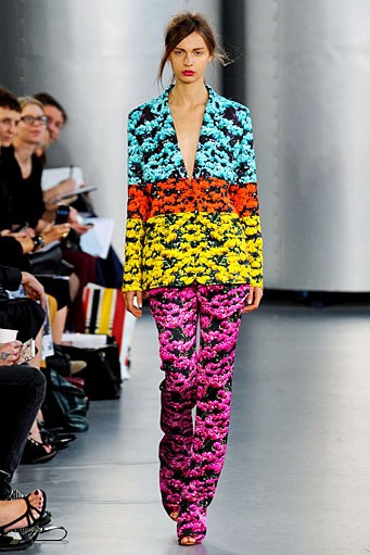 Mary Katrantzou, Spring/Summer 2012. London Fashion Week 2012. [Photo by Stuart Wilson/Getty Images]