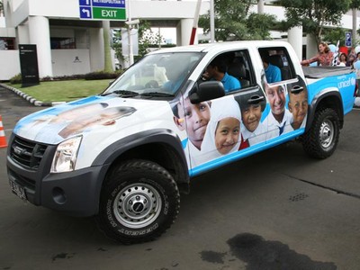 Mobil UNICEF Ajak Peduli Anak