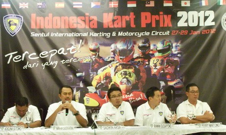 Pembalap 14 Negara Ikuti Indonesian Kart Prix 2012 