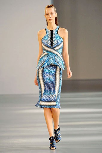 Peter Pilotto, Spring/Summer 2012. London Fashion Week 2012. [Photo by Tim Whitby/Getty Images]