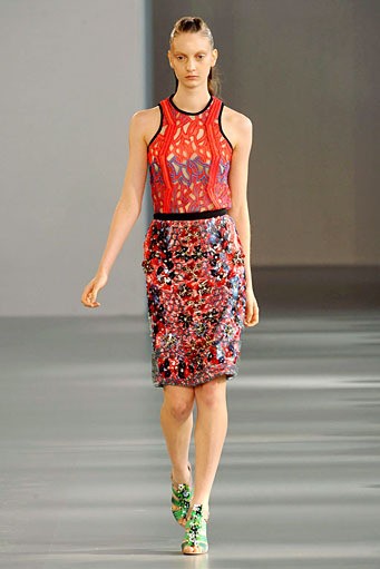 Peter Pilotto, Spring/Summer 2012. London Fashion Week 2012. [Photo by Tim Whitby/Getty Images]