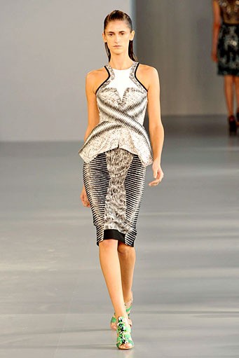 Peter Pilotto, Spring/Summer 2012. London Fashion Week 2012. [Photo by Tim Whitby/Getty Images]