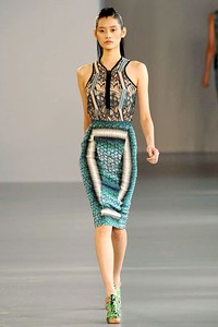 Peter Pilotto, Spring/Summer 2012. London Fashion Week 2012. [Photo by Tim Whitby/Getty Images]