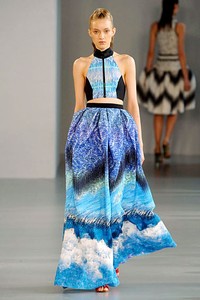 Peter Pilotto, Spring/Summer 2012. London Fashion Week 2012. [Photo by Tim Whitby/Getty Images]