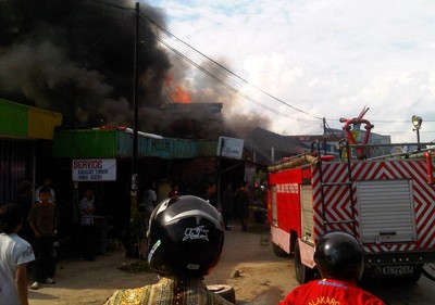 5 Rumah di Samarinda Hangus Terbakar
