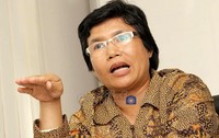 Lili Pintauli Siregar memberikan keterangan bahwa LPSK telah memberikan perlindungan kepada Rosa. Hasan Alhabshy/detikcom.