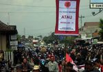 Parade Nusantara Blokir Jalan Solo-Semarang-Jogja